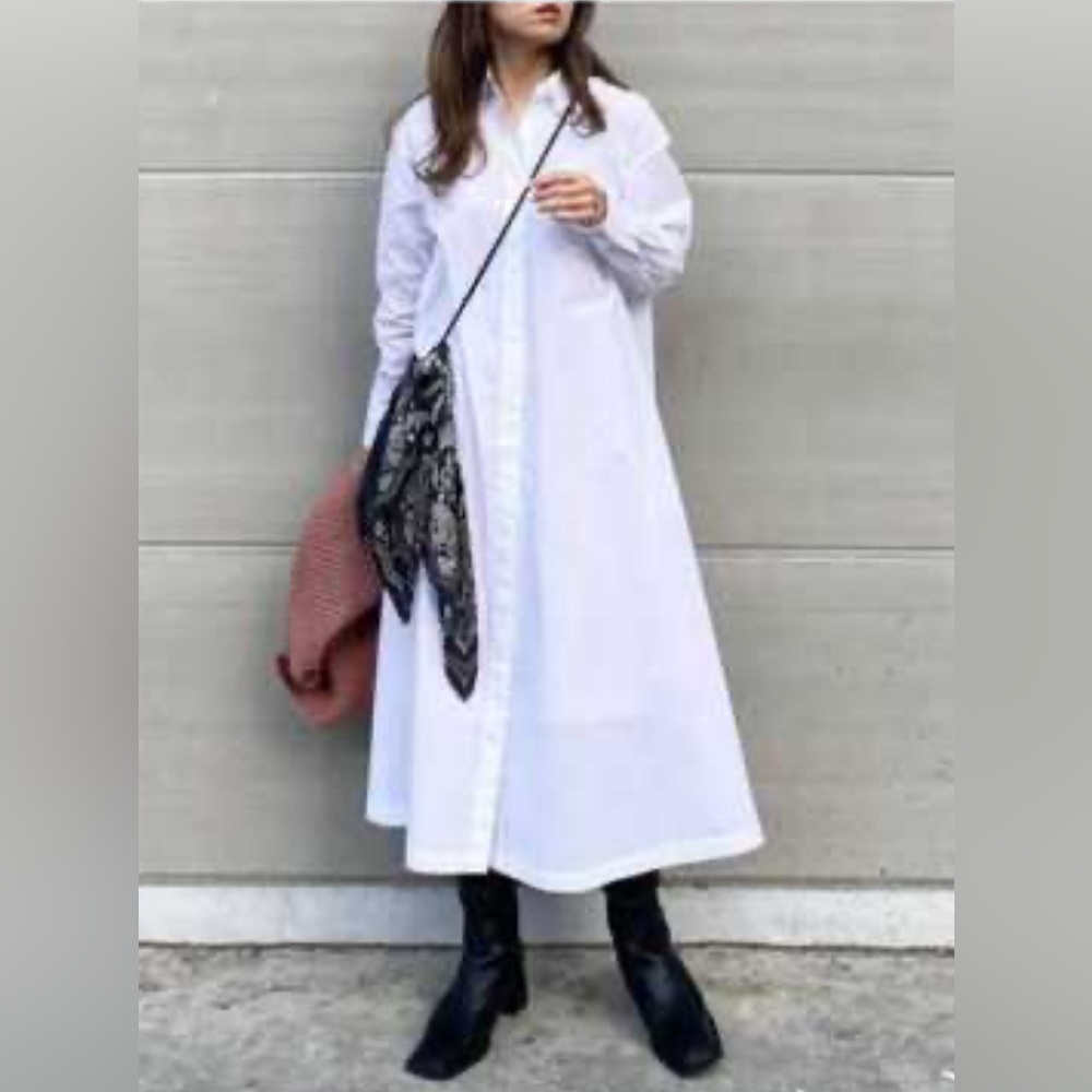 UNIQLO U Long-Sleeve Shirt Dress size XXS